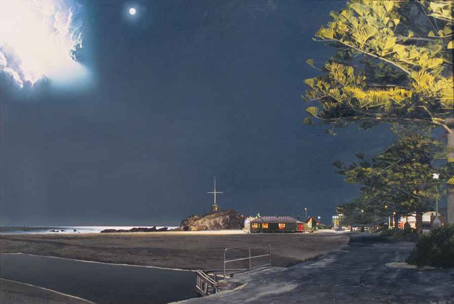 Cave rock at night 1985